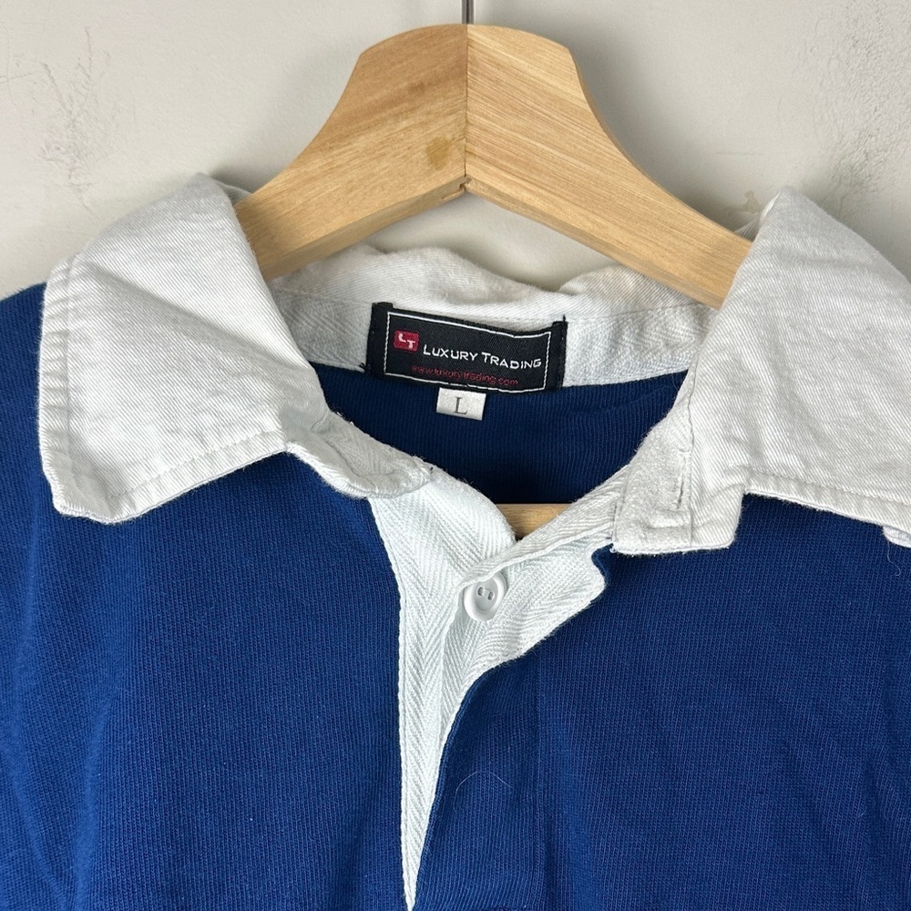 Vintage Hong Kong Rugby Sevens Shirt Sleeve Shirt - Blue, Size Large - Picture 6 of 11